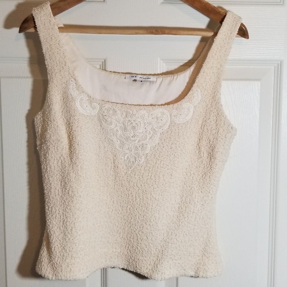 St. John  Sleeveless Top